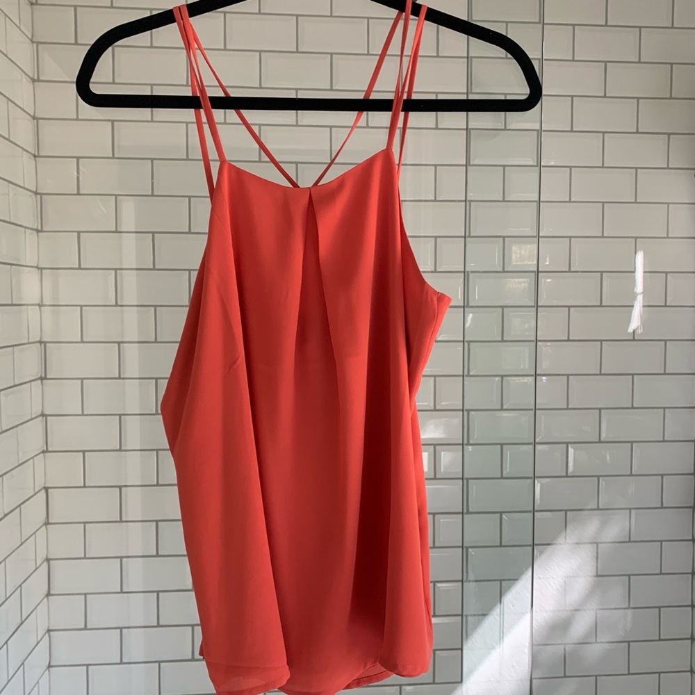Orange Pink Note Tank Top
